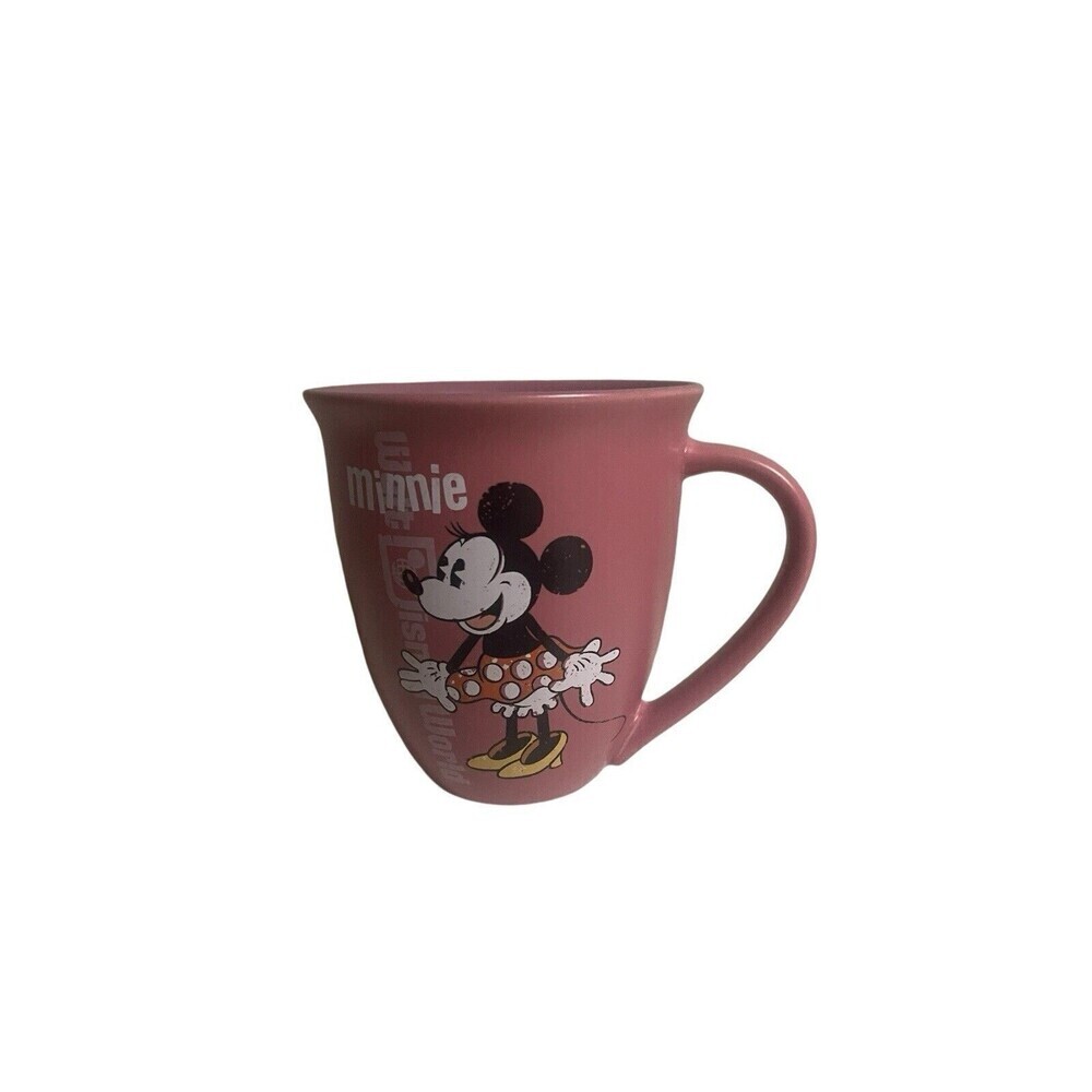 Minnie Mouse Coffee Tea Mug Vintage Walt Disney 12 oz Mug/Cup Pink